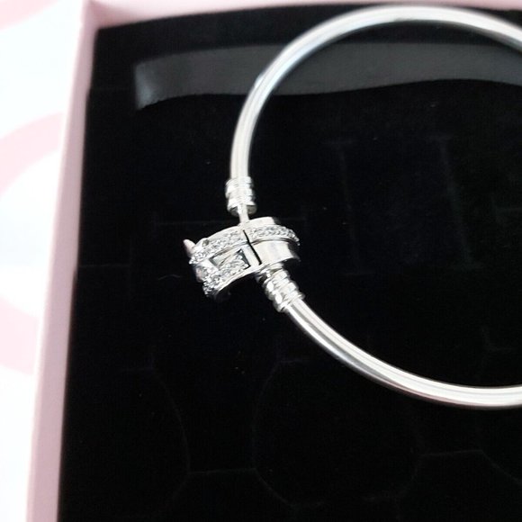 Pandora Moments Limited Edition Sterling Shooting Star Charm Bangle 592733C01-21 - Picture 6 of 9